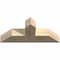 Ekena Millwork Portland Rough Sawn Timber Gable Bracket, Douglas Fir, 36"W x 15"H x 6"D x 6"F, 10/12 Pitch GBW036X15X0606POR00RDF - alternate 4